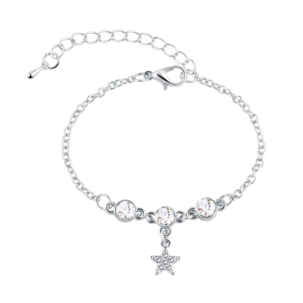 Ins Single Bracelet Star Shaped Diamond Inlaid Bracelet Luxury Jewelry Designer Jewelry Fashion Simple Women Accessories
Ins Single Bracelet Star Shaped Diamond Inlaid Bracelet Luxury Jewelry Designer Jewelry Fashion Simple Women Accessories