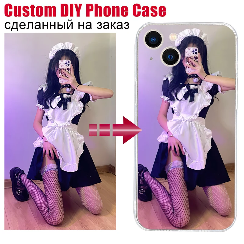 Custom Phone Case For iPhone 11 13 12 Pro Max 12 13 Mini X XR XS MAX SE 2020 7 8 6s Plus Clear Silicone Cover Personalized Photo
Custom Phone Case For iPhone 11 13 12 Pro Max 12 13 Mini X XR XS MAX SE 2020 7 8 6s Plus Clear Silicone Cover Personalized Photo