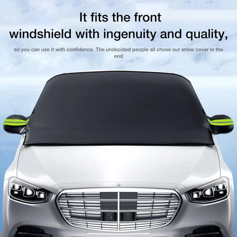 Frost Shield Car Windshield Anti-freezing Cover Protective Windshield Cover With Magnetic Edges And Safety Reflective Strip
Frost Shield Car Windshield Anti-freezing Cover Protective Windshield Cover With Magnetic Edges And Safety Reflective Strip