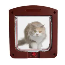 Dog passage door panel, weather proof glass, self closing screen door, small and medium-sized cat and dog pet products