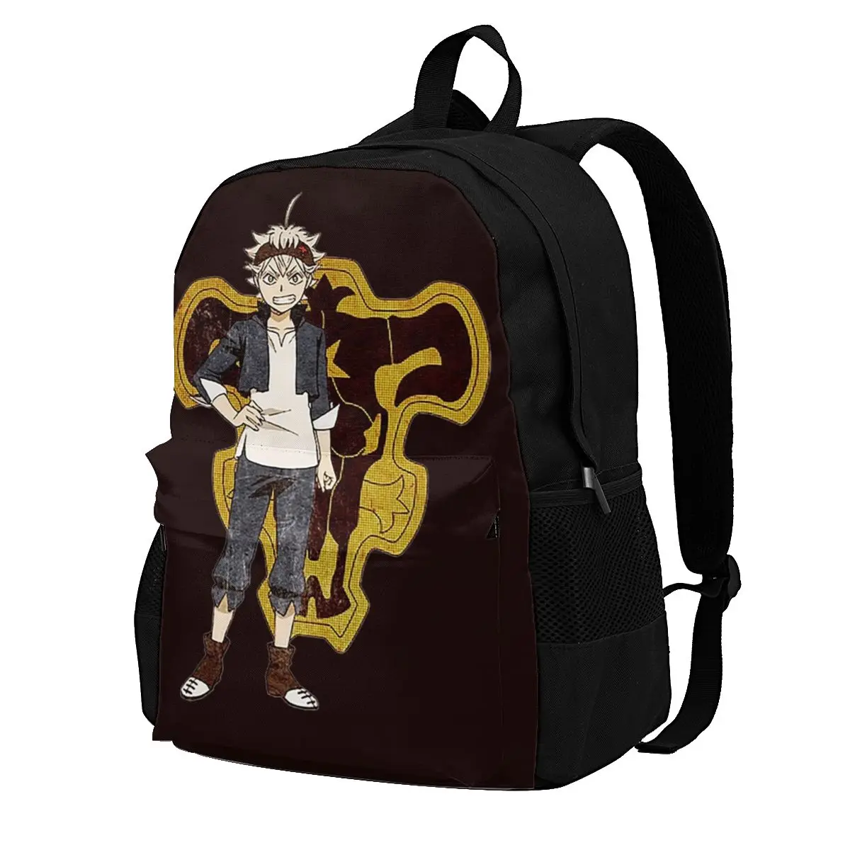 ASTA Bull Backpacks Black Clover Style Polyester Campus Backpack Tourist Big Bags
ASTA Bull Backpacks Black Clover Style Polyester Campus Backpack Tourist Big Bags