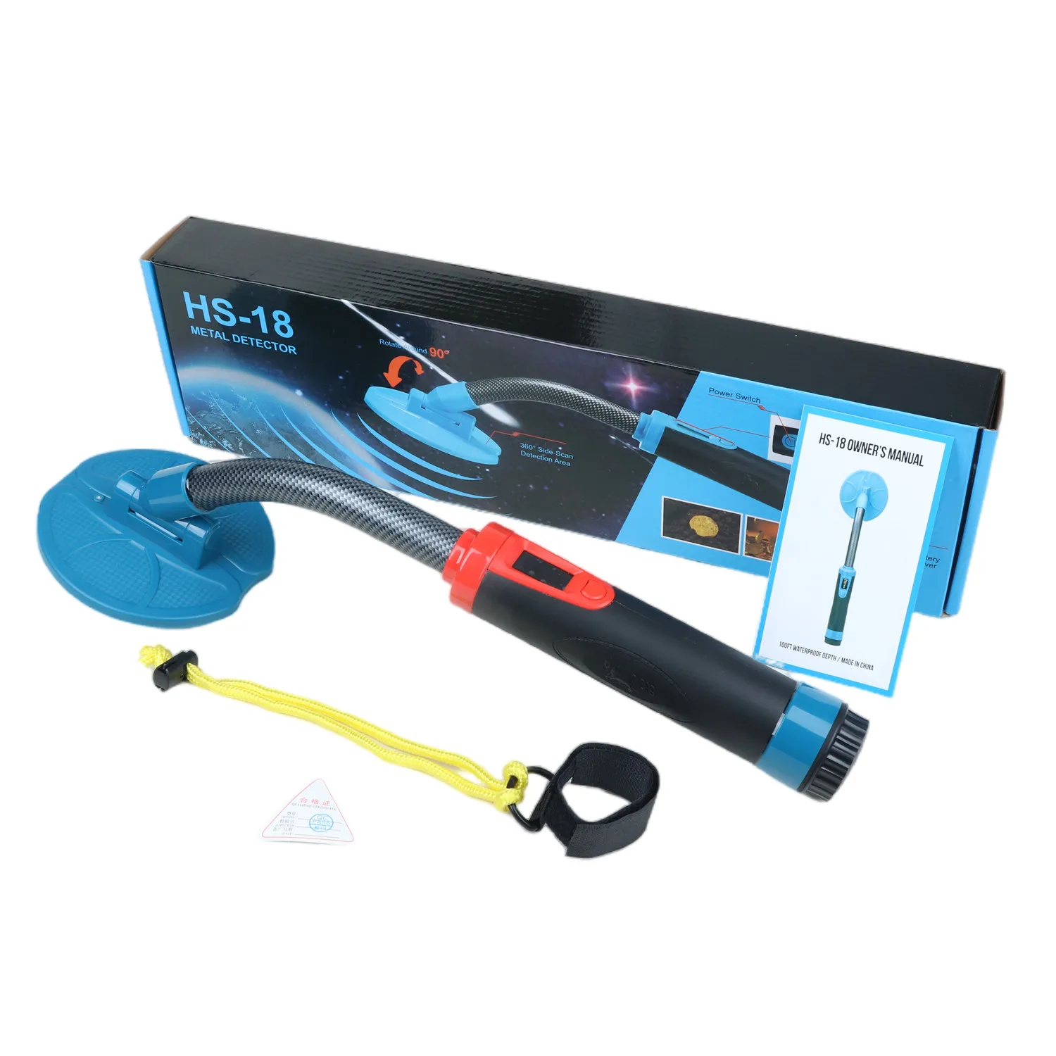 Водонепроницаемый ручной металлоискатель JinYinBiTan HS-18
Водонепроницаемый ручной металлоискатель JinYinBiTan HS-18