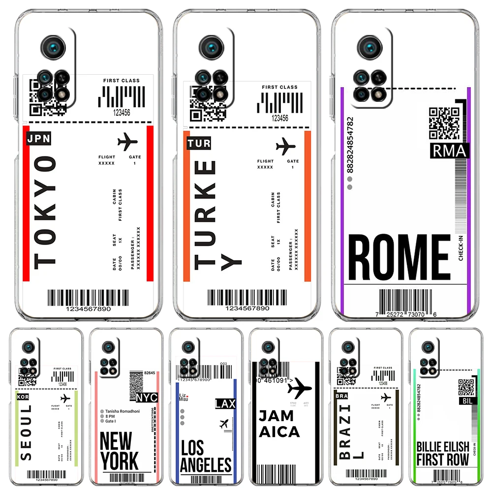 World Travel Ticket Seoul New York Phone Case For Xiaomi Mi Poco X3 X4 NFC F3 M3 M4 12 11 Ultra 11T 11X Pro Lite 5G Soft Shell
World Travel Ticket Seoul New York Phone Case For Xiaomi Mi Poco X3 X4 NFC F3 M3 M4 12 11 Ultra 11T 11X Pro Lite 5G Soft Shell