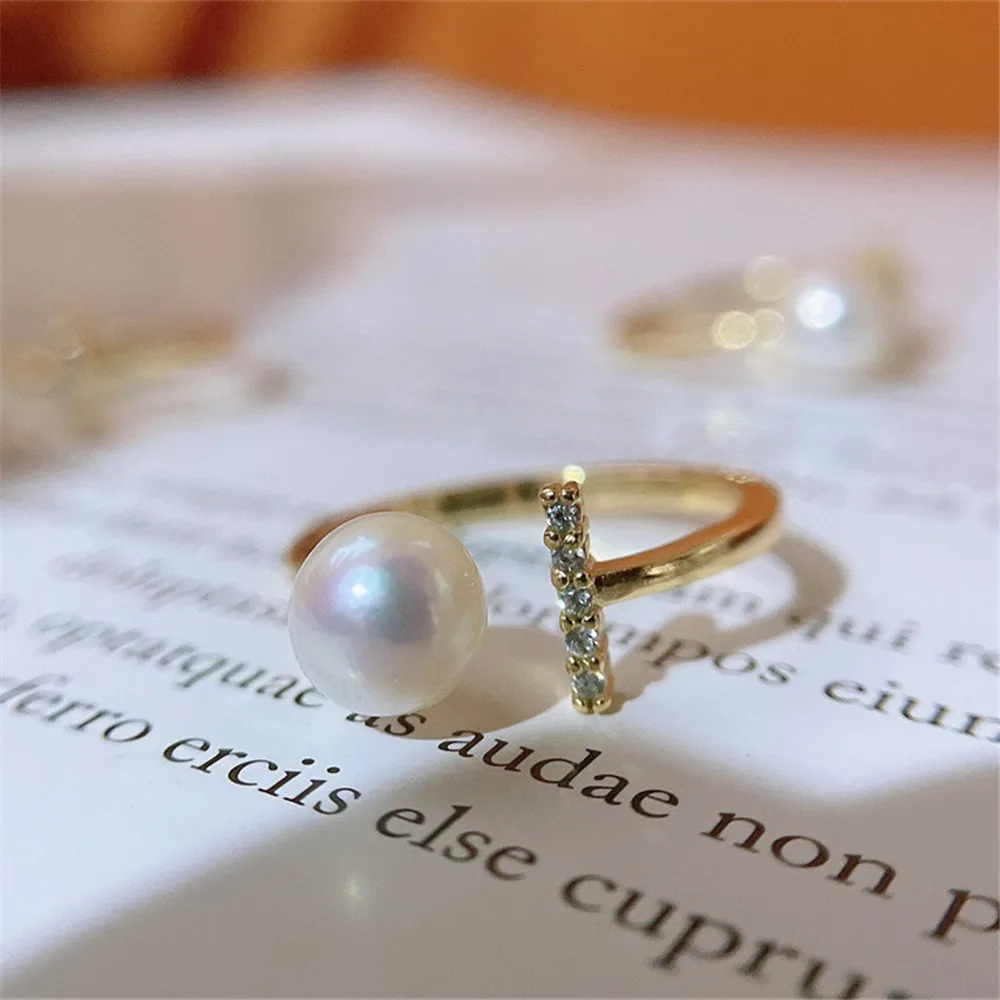 Explosive balance wood ring 6 ~ 7MM natural high-quality freshwater pearls 14k gold injection big brand simple aura
Explosive balance wood ring 6 ~ 7MM natural high-quality freshwater pearls 14k gold injection big brand simple aura