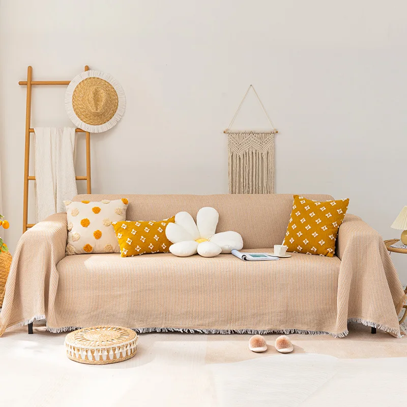 Throw Sofa Covers For Living Room Full Cover Non-Slip Sofa Knitted Blanket Simple Style Thread Blanket For Sofa Bed Travel Decor
Throw Sofa Covers For Living Room Full Cover Non-Slip Sofa Knitted Blanket Simple Style Thread Blanket For Sofa Bed Travel Decor