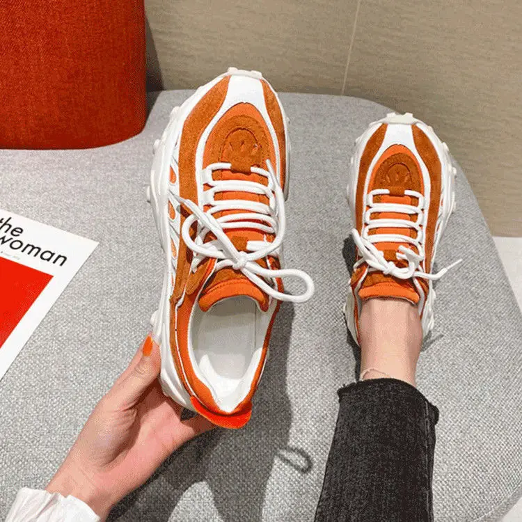 Apanzu Women Sneakers Casual Shoes Comfortable Lace-Up Ladies Sport Shoes Wedges Chunky Women Vulcanized Shoes Females Sneakers
Apanzu Women Sneakers Casual Shoes Comfortable Lace-Up Ladies Sport Shoes Wedges Chunky Women Vulcanized Shoes Females Sneakers