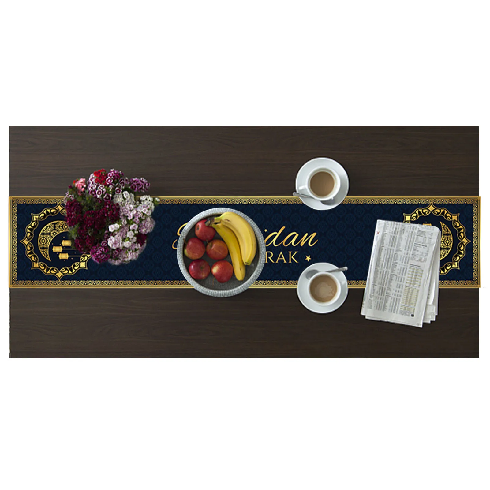 Eid Mubarak Table Runner Polyester Table RunnerMuslim Ramadan Party Decor Moon Table Runner 13.8 X 70 Inches
Eid Mubarak Table Runner Polyester Table RunnerMuslim Ramadan Party Decor Moon Table Runner 13.8 X 70 Inches