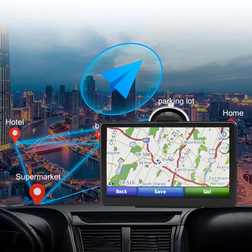 Автомобильный портативный GPS-навигатор, 7 дюймов, 256 Мб + 16 Гб
Автомобильный портативный GPS-навигатор, 7 дюймов, 256 Мб + 16 Гб