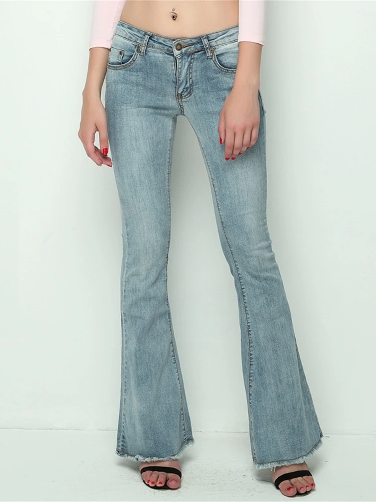 2020 Vintage Low Waist Elastic Flare Jeans Women Retro Style Bell Bottom Skinny Jeans Female Dark Blue Wide Leg Denim Pants A002
2020 Vintage Low Waist Elastic Flare Jeans Women Retro Style Bell Bottom Skinny Jeans Female Dark Blue Wide Leg Denim Pants A002