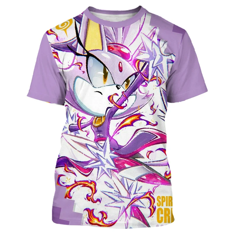 Kid boys girls summer new 3D print comfortable and breathable Super Sonic series short sleeve T shirt kids 3-14T Fashion T shirt
Kid boys girls summer new 3D print comfortable and breathable Super Sonic series short sleeve T shirt kids 3-14T Fashion T shirt