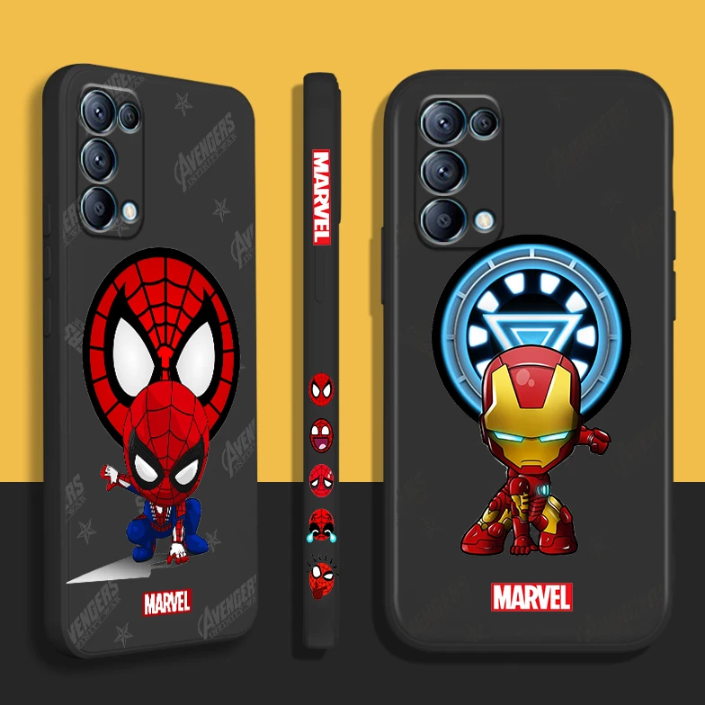 Marvel Spiderman Hero Cartoon Phone Case For OPPO Find X5 X3 X2 neo Pro Lite A5 A9 2020 A53S 4G 5G Liquid Left Rope Candy Cover
Marvel Spiderman Hero Cartoon Phone Case For OPPO Find X5 X3 X2 neo Pro Lite A5 A9 2020 A53S 4G 5G Liquid Left Rope Candy Cover