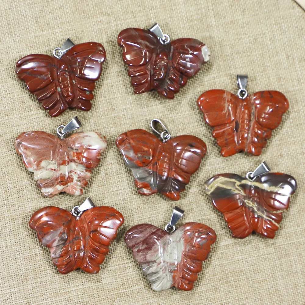 Selling Quality Natural Rainbow Stone Carved Butterfly Shape Necklace Pendants Fashion Charms DIY Jewelry Making 5Pcs Wholesale
Selling Quality Natural Rainbow Stone Carved Butterfly Shape Necklace Pendants Fashion Charms DIY Jewelry Making 5Pcs Wholesale