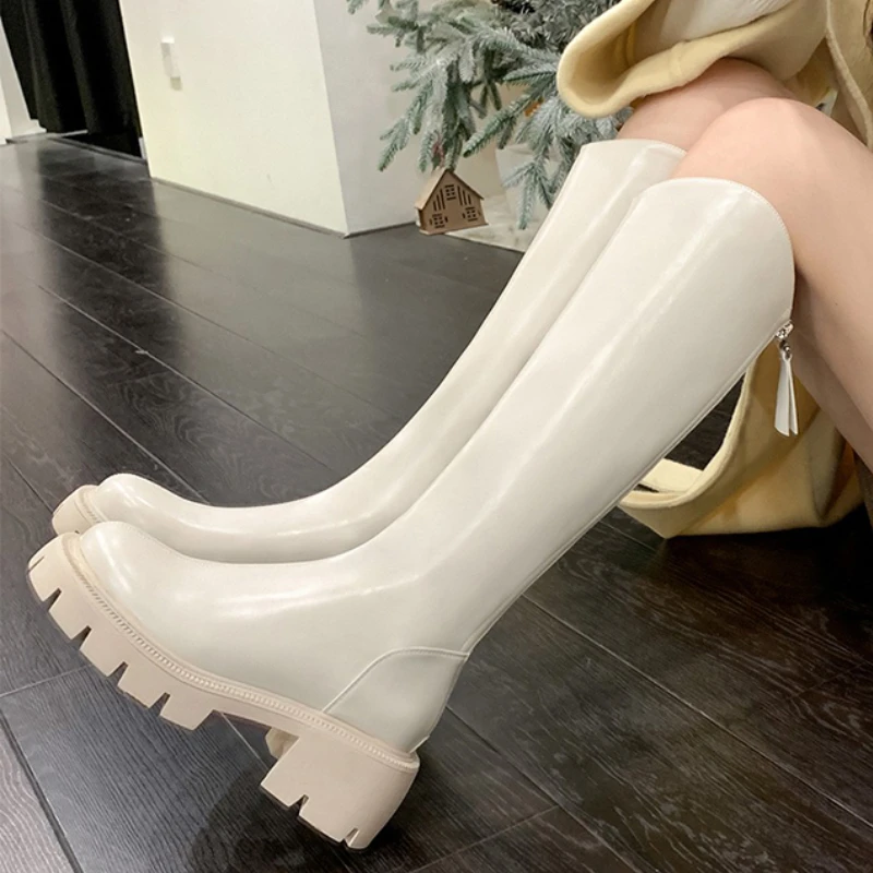 Новинка 2022, осенне-зимние Бархатные однотонные высокие кожаные сапоги с высоким берцем, женские кожаные сапоги на высоком каблуке, маленьки...
Новинка 2022, осенне-зимние Бархатные однотонные высокие кожаные сапоги с высоким берцем, женские кожаные сапоги на высоком каблуке, маленьки...