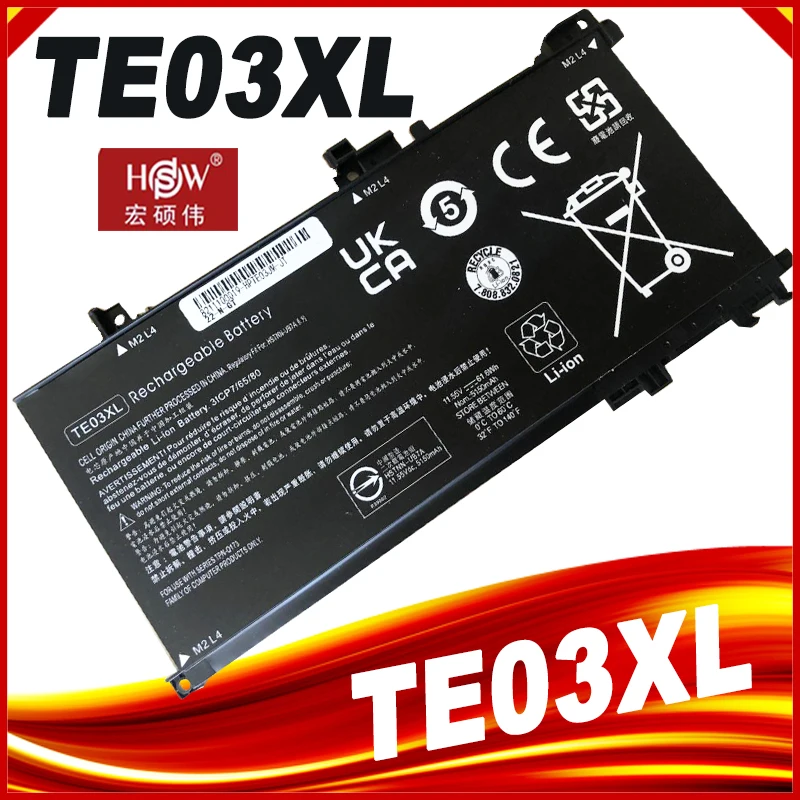 Аккумулятор ноутбука E03XL для HP OMEN 15 15 - AX000 15 - BC 15 - AX TPN - Q173 HSTNN - UB7A 849570 - 541 849910 - 850
Аккумулятор ноутбука E03XL для HP OMEN 15 15 - AX000 15 - BC 15 - AX TPN - Q173 HSTNN - UB7A 849570 - 541 849910 - 850