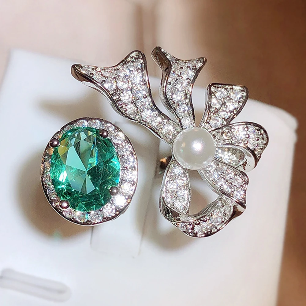 Оригинальные женские кольца с изумрудом и жемчугом, кольцо с бабочкой, женское роскошное Ювелирное Украшение с блестящим цирконием, подарок для вечеринки, для девушки
Оригинальные женские кольца с изумрудом и жемчугом, кольцо с бабочкой, женское роскошное Ювелирное Украшение с блестящим цирконием, подарок для вечеринки, для девушки