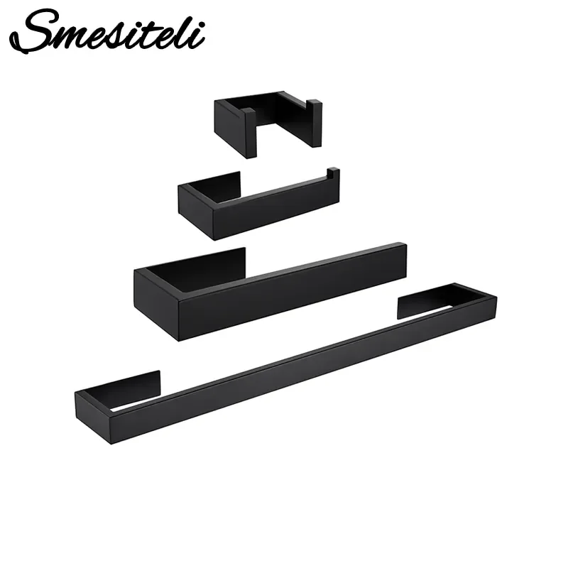 NEW2023 Matte Black Bathroom Accessories Set Hardware Kit Wall Mount Hand Towel Hanger Holder Toilet Roll Paper Rack Robe Hook R
NEW2023 Matte Black Bathroom Accessories Set Hardware Kit Wall Mount Hand Towel Hanger Holder Toilet Roll Paper Rack Robe Hook R