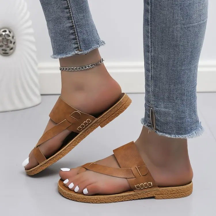 2022 Summer New Anti-slip Cork Slippers Outdoor Sandals Flat All-match Brand Design Ladies 35-42 Large Size Slippers Low Heel
2022 Summer New Anti-slip Cork Slippers Outdoor Sandals Flat All-match Brand Design Ladies 35-42 Large Size Slippers Low Heel