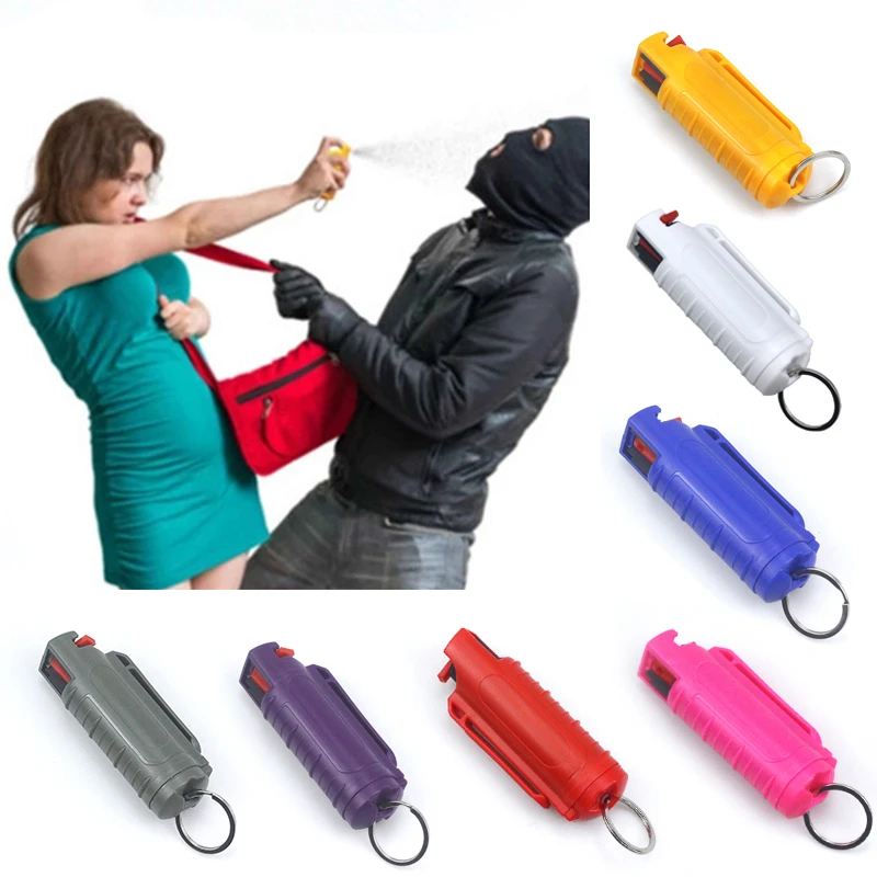 20ml Pepper Spray Tank Mini Portable Self Defense Spray Tank EDC Outdoor Safety Protection Pepper Spray Wolfproof Keychain
20ml Pepper Spray Tank Mini Portable Self Defense Spray Tank EDC Outdoor Safety Protection Pepper Spray Wolfproof Keychain