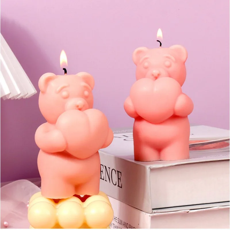 Three-dimensional Love Bear Candle Silicone Mould Aromatherapy Candle Mould DIY Handicraft Candle Making Supplies Mould
Three-dimensional Love Bear Candle Silicone Mould Aromatherapy Candle Mould DIY Handicraft Candle Making Supplies Mould