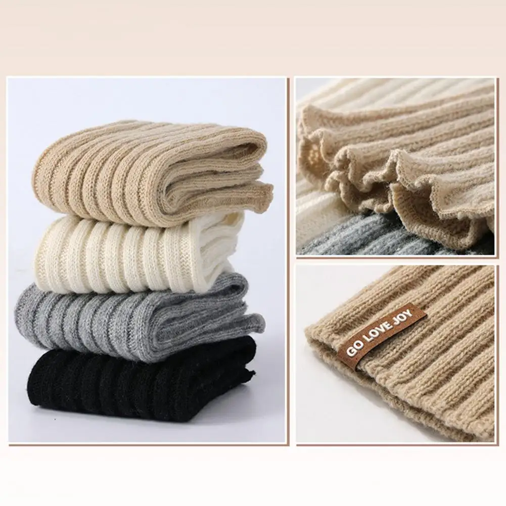 1 Pair Beautiful Leg Warmers Solid Color Boot Socks Knitting Women Cable Knit Knee-High Winter Boot Socks Keep Warm
1 Pair Beautiful Leg Warmers Solid Color Boot Socks Knitting Women Cable Knit Knee-High Winter Boot Socks Keep Warm