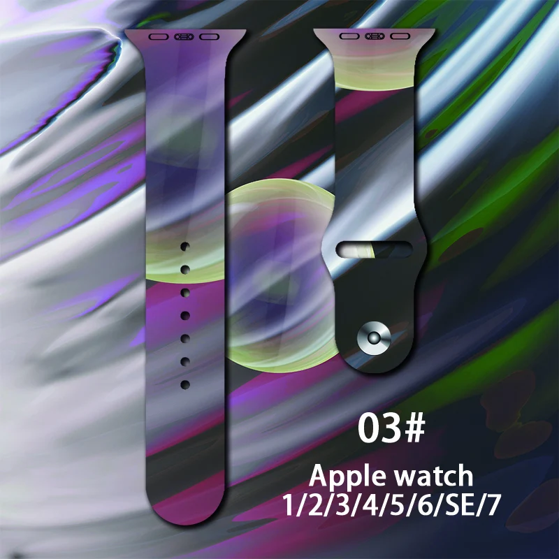 For Apple Watch Band SE 6 7 4 5 3 Watch Band 40mm 44mm 45mm 41mm Starry Sky Print Strap Silicone Strap 42MM 38MM for iWatch
For Apple Watch Band SE 6 7 4 5 3 Watch Band 40mm 44mm 45mm 41mm Starry Sky Print Strap Silicone Strap 42MM 38MM for iWatch