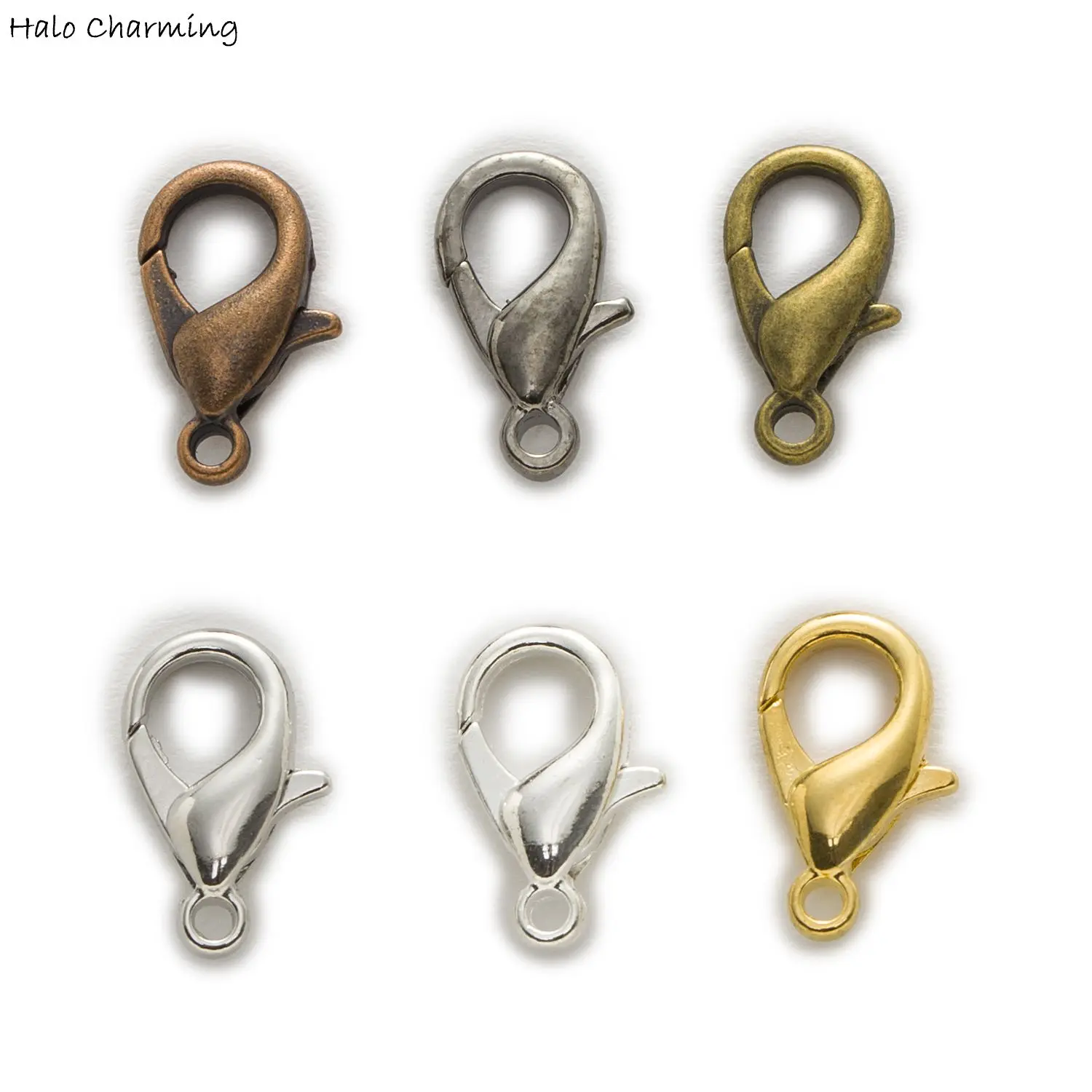 50pcs Metal Losbter Claw Clasp Connector Jewelry Findings Making Bracelets Necklaces DIY Hooks Chain Closure Accessories
50pcs Metal Losbter Claw Clasp Connector Jewelry Findings Making Bracelets Necklaces DIY Hooks Chain Closure Accessories