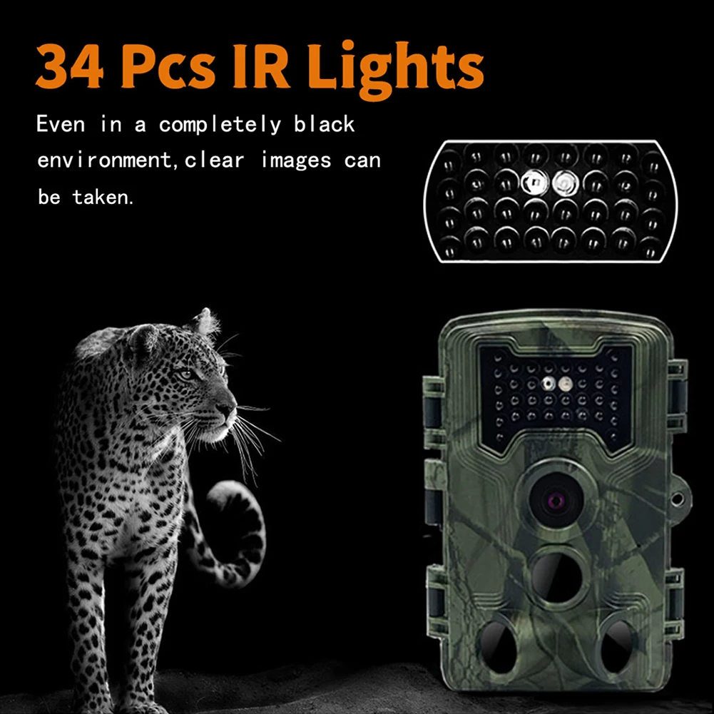 16MP 1080P Wildlife Hunting Trail Camera 940NM Invisible Infrared Night Vision Motion Activated Camera For Outdoor Home Security
16MP 1080P Wildlife Hunting Trail Camera 940NM Invisible Infrared Night Vision Motion Activated Camera For Outdoor Home Security