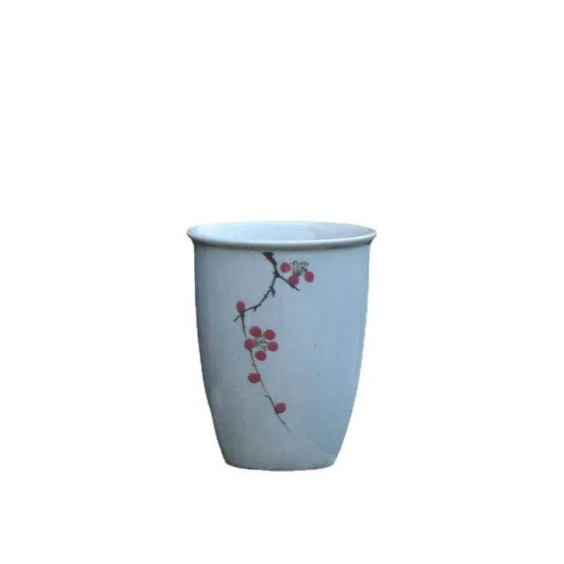 Underglaze Hand-Painted Plum Blossom Ceramic Cup Daily Tableware Ceramic Drinking Cup Hand-Washed Coffee Cup Coke Cup
Underglaze Hand-Painted Plum Blossom Ceramic Cup Daily Tableware Ceramic Drinking Cup Hand-Washed Coffee Cup Coke Cup