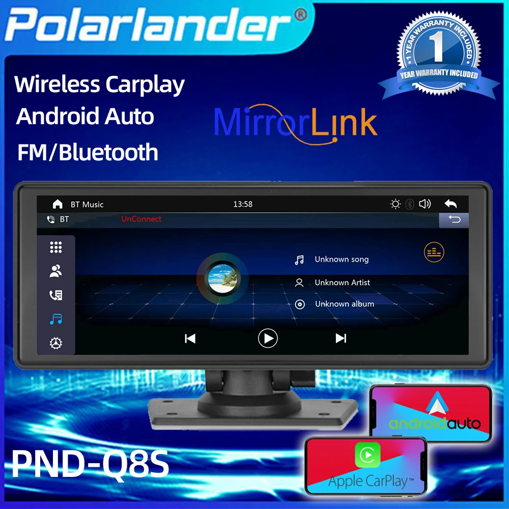 Автомобильный мультимедийный плеер Android Авто Портативный беспроводной Carplay 9,3 ''AI голос Bluetooth Сенсорный экран для BMW Toyota универсальный
Автомобильный мультимедийный плеер Android Авто Портативный беспроводной Carplay 9,3 ''AI голос Bluetooth Сенсорный экран для BMW Toyota универсальный