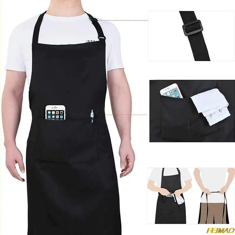 1 Pc Men Lady Woman Black Apron Home Kitchen Chef Aprons Restaurant Cooking Baking Dress Apron With Pockets Kitchen Apron
1 Pc Men Lady Woman Black Apron Home Kitchen Chef Aprons Restaurant Cooking Baking Dress Apron With Pockets Kitchen Apron