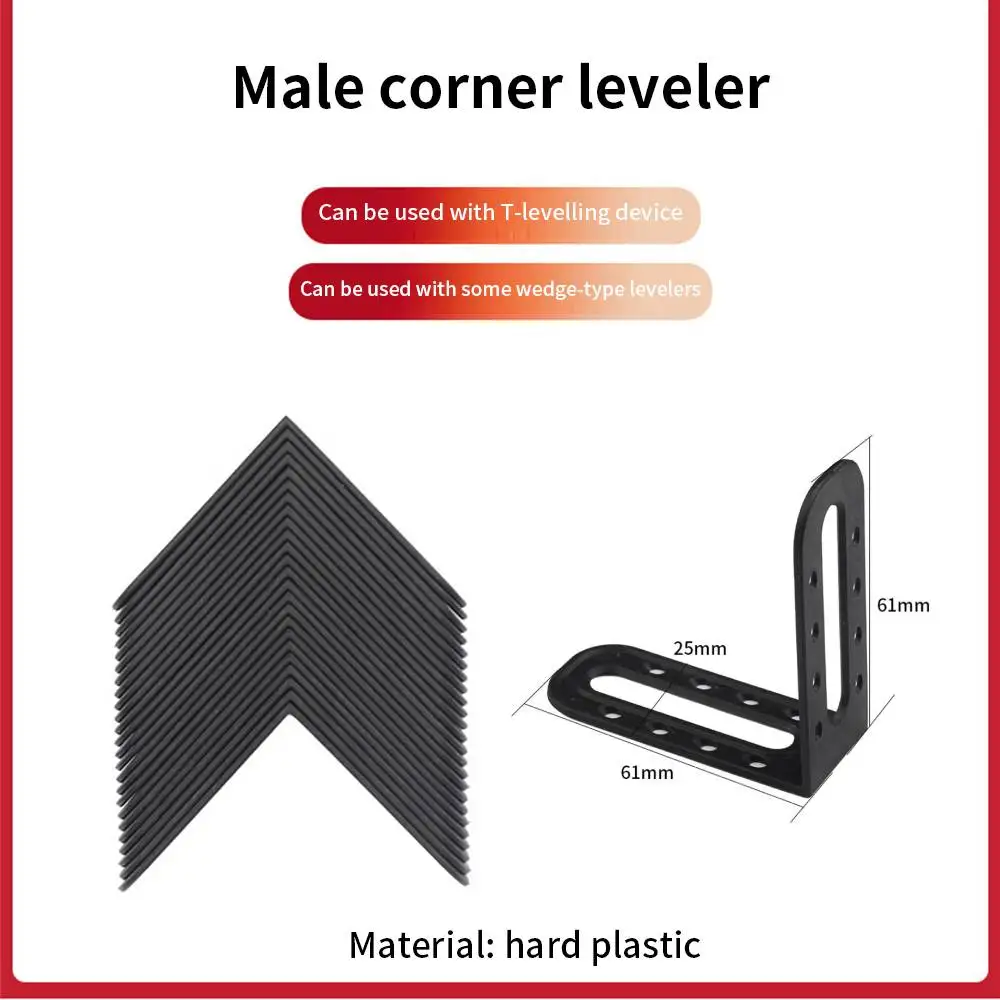 25Pcs Tile Leveling System Clips Male Angle For Floor Wall Tile Leveler Spacers Locater Adjuster Laying Construction Tools
25Pcs Tile Leveling System Clips Male Angle For Floor Wall Tile Leveler Spacers Locater Adjuster Laying Construction Tools
