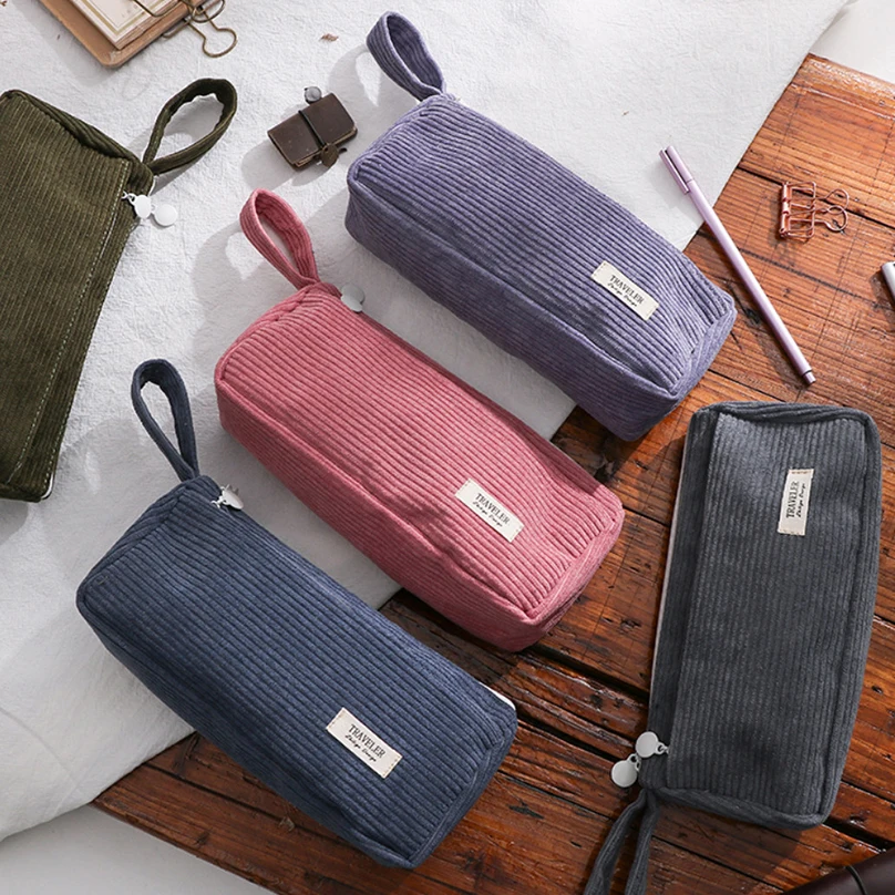 Corduroy Pencil Case Korean Stationery Pen Case Trousse Large Capacity Pencilcase School Supplies Estuche Escolar Pencil Pouch
Corduroy Pencil Case Korean Stationery Pen Case Trousse Large Capacity Pencilcase School Supplies Estuche Escolar Pencil Pouch