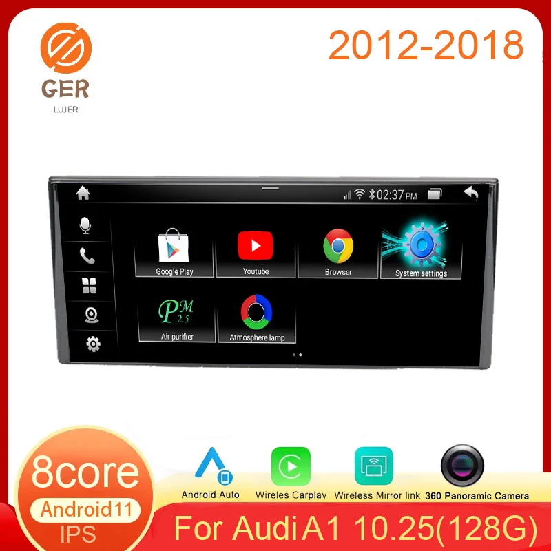 GIR 10.25 IPS Screen 128G For Audi A1 2012-2018 Android 11 Car Radio Audio Player Multimedia GPS Wireless CarplaySom Automotivo
GIR 10.25 IPS Screen 128G For Audi A1 2012-2018 Android 11 Car Radio Audio Player Multimedia GPS Wireless CarplaySom Automotivo