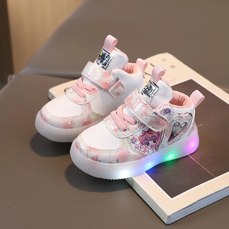 Flashing Children's Shoes 1-6 Year Old Girls' Board Shoes Induction Light Shoes Preschool Casual Shoes Soft Sole LED Light Shoes
Flashing Children's Shoes 1-6 Year Old Girls' Board Shoes Induction Light Shoes Preschool Casual Shoes Soft Sole LED Light Shoes