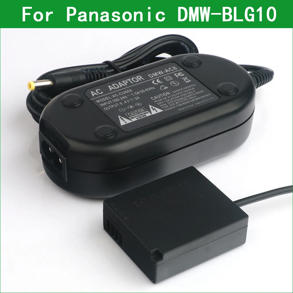 DMW-AC8 DCC11 DMW-BLG10 Dummy Battery AC Power Supply Adapter DC Coupler for Panasonic DMC-TX1 LX100 DC-ZS70 ZS80 ZS200 ZS220
DMW-AC8 DCC11 DMW-BLG10 Dummy Battery AC Power Supply Adapter DC Coupler for Panasonic DMC-TX1 LX100 DC-ZS70 ZS80 ZS200 ZS220