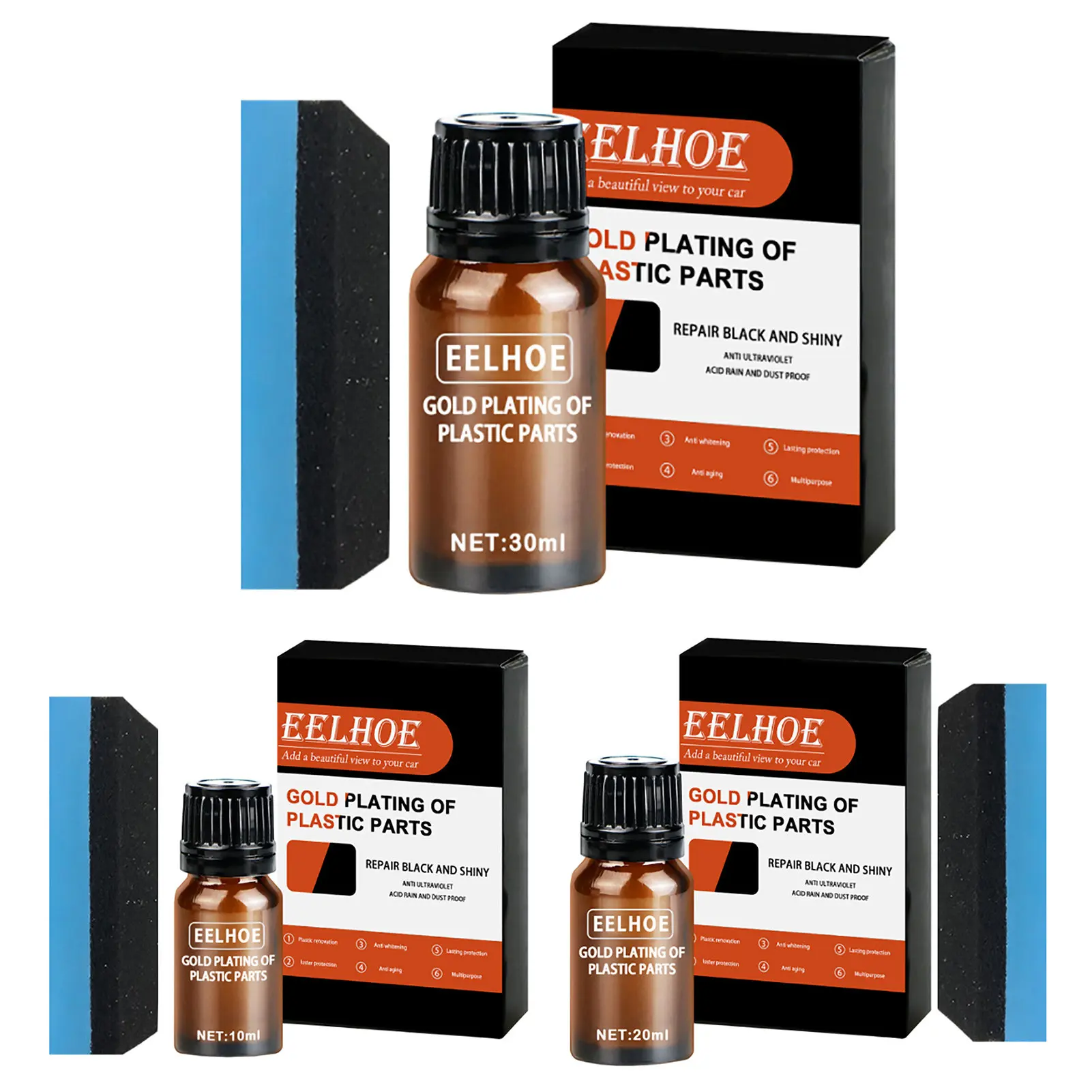 10/20/30ml Plastic Parts Refurbish Agent Set Plastic Part Retreading Cleaning Agent Automotive Interior Instrument Panel Agent
10/20/30ml Plastic Parts Refurbish Agent Set Plastic Part Retreading Cleaning Agent Automotive Interior Instrument Panel Agent
