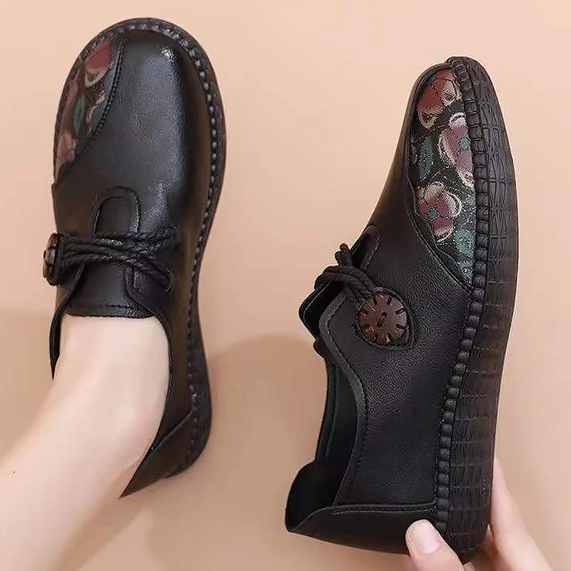 Vintage Moccasins Mom Women Flats Shoes Leather Round toe Slip-On Loafers Female Casual Sneakers Platform size 35-40 Ladies shoe
Vintage Moccasins Mom Women Flats Shoes Leather Round toe Slip-On Loafers Female Casual Sneakers Platform size 35-40 Ladies shoe