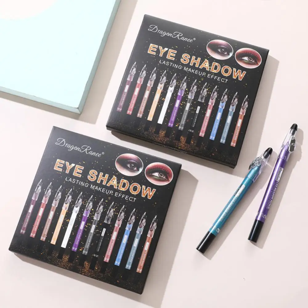 Color Eye Shadow Pencil Long Lasting Non Smudge Free Sharpener 12 Colors Pearlescent Eye Shadow Pen Portable Eye Shadow Stick
Color Eye Shadow Pencil Long Lasting Non Smudge Free Sharpener 12 Colors Pearlescent Eye Shadow Pen Portable Eye Shadow Stick