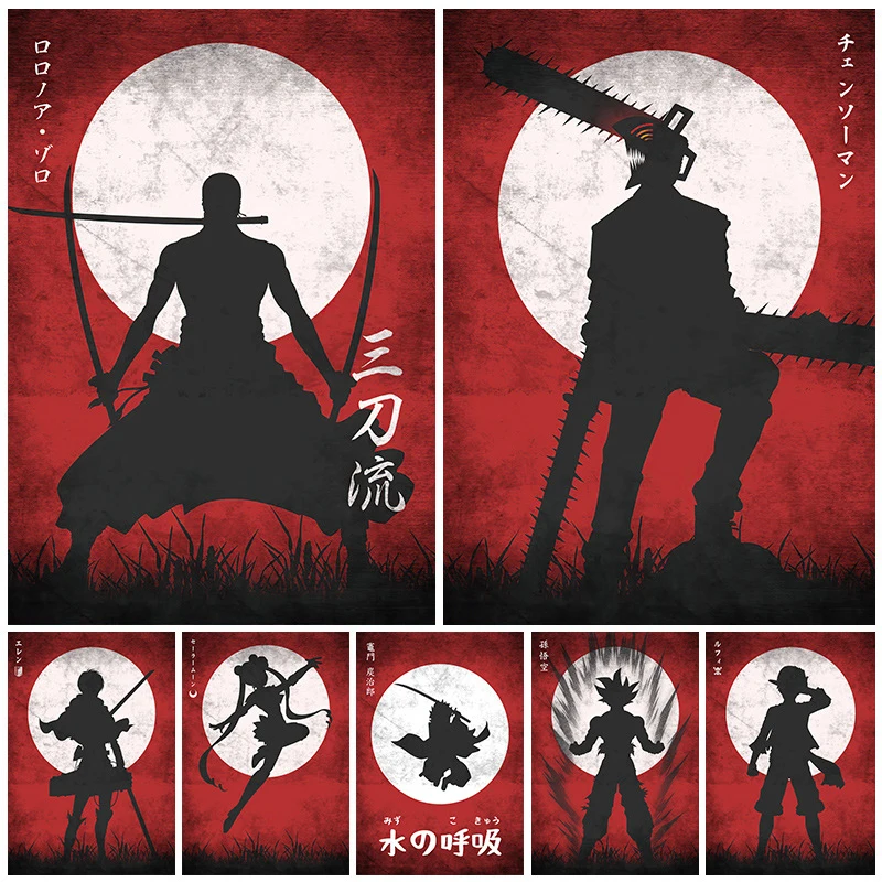 Classic Anime Character Posters Jujutsu Kaisen Dragon Ball One Piece Naruto Demon Slayer Art Canvas Painting Wall Home Pictures
Classic Anime Character Posters Jujutsu Kaisen Dragon Ball One Piece Naruto Demon Slayer Art Canvas Painting Wall Home Pictures