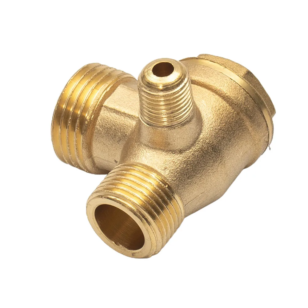 Spare Replacement Brass Air Compressor Threaded Check Valve 10*16*20mm Connector Corrosion resistance Accessory
Spare Replacement Brass Air Compressor Threaded Check Valve 10*16*20mm Connector Corrosion resistance Accessory
