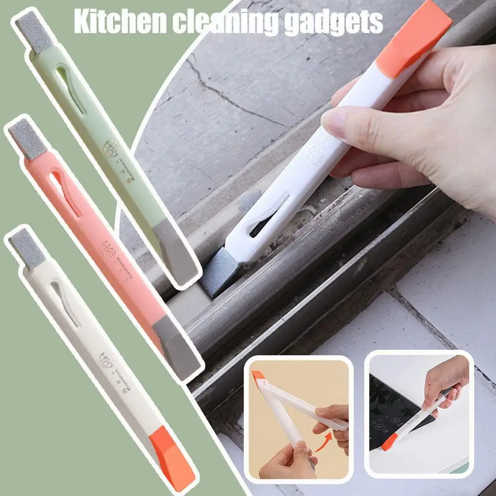 New Keyboard Brush With Dustpan Window Groove Cleaning Brush Hood Stove Top Crevice Stain Removal Shovel Kitchen Cleaning 
New Keyboard Brush With Dustpan Window Groove Cleaning Brush Hood Stove Top Crevice Stain Removal Shovel Kitchen Cleaning