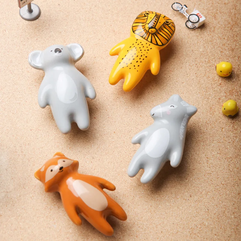 Cartoon Panda Furniture Handle Ceramic Drawer Knobs Cabinet Handles for Kids Room Animal Shape Kitchen Handle Door Hardware
Cartoon Panda Furniture Handle Ceramic Drawer Knobs Cabinet Handles for Kids Room Animal Shape Kitchen Handle Door Hardware