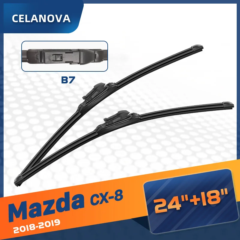 Щетка стеклоочистителя для Mazda CX-8 2018-2019 24 дюйма + 18 дюймов, резиновые стеклоочистители без рамки
Щетка стеклоочистителя для Mazda CX-8 2018-2019 24 дюйма + 18 дюймов, резиновые стеклоочистители без рамки