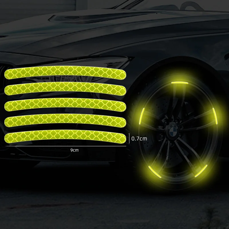 # 60 Pieces Car wheel hub Warning Reflective Stickers Safety Reflective Stickers Night Visibility Adhesive Stickers Waterproof
# 60 Pieces Car wheel hub Warning Reflective Stickers Safety Reflective Stickers Night Visibility Adhesive Stickers Waterproof