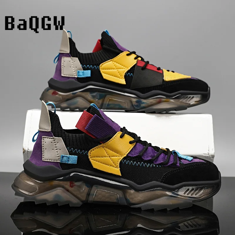 New Man Trainers Color Block Breathable Autum Men Fashion Transparent Shoes Casual Lace Up Sneakers Fitness Running Shoes Adult
New Man Trainers Color Block Breathable Autum Men Fashion Transparent Shoes Casual Lace Up Sneakers Fitness Running Shoes Adult