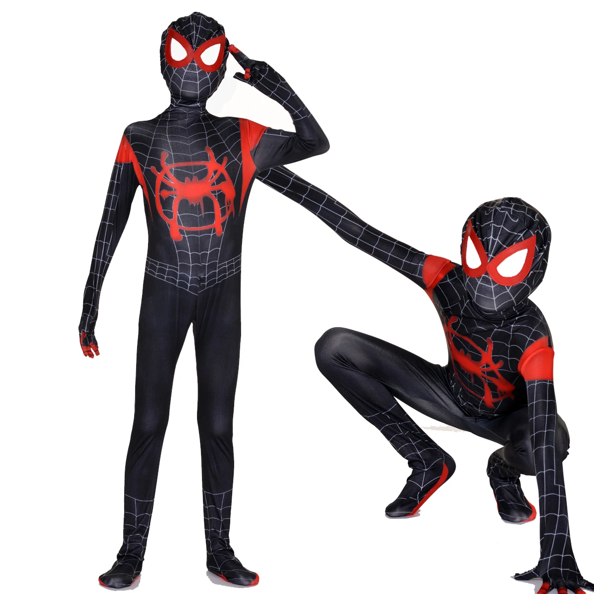 Spider Boy Into The Spider-Verse Cosplay Costume Zentai Bodysuit Suit Jumpsuits Halloween Costume For Kids
Spider Boy Into The Spider-Verse Cosplay Costume Zentai Bodysuit Suit Jumpsuits Halloween Costume For Kids