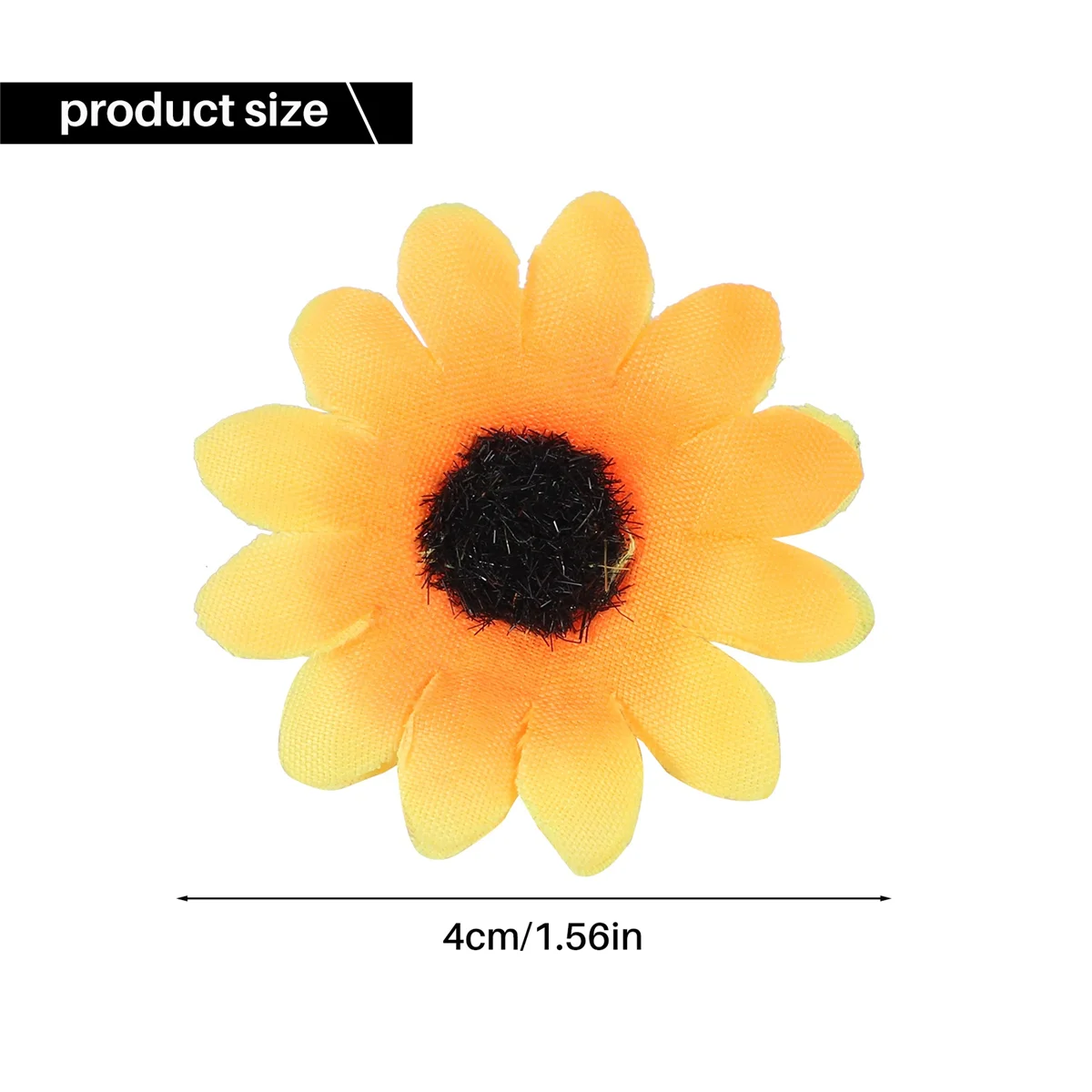 100 Pcs Artificial Sunflower Little Daisy Gerbera Flower Heads for Wedding (Yellow&Coffee)
100 Pcs Artificial Sunflower Little Daisy Gerbera Flower Heads for Wedding (Yellow&Coffee)