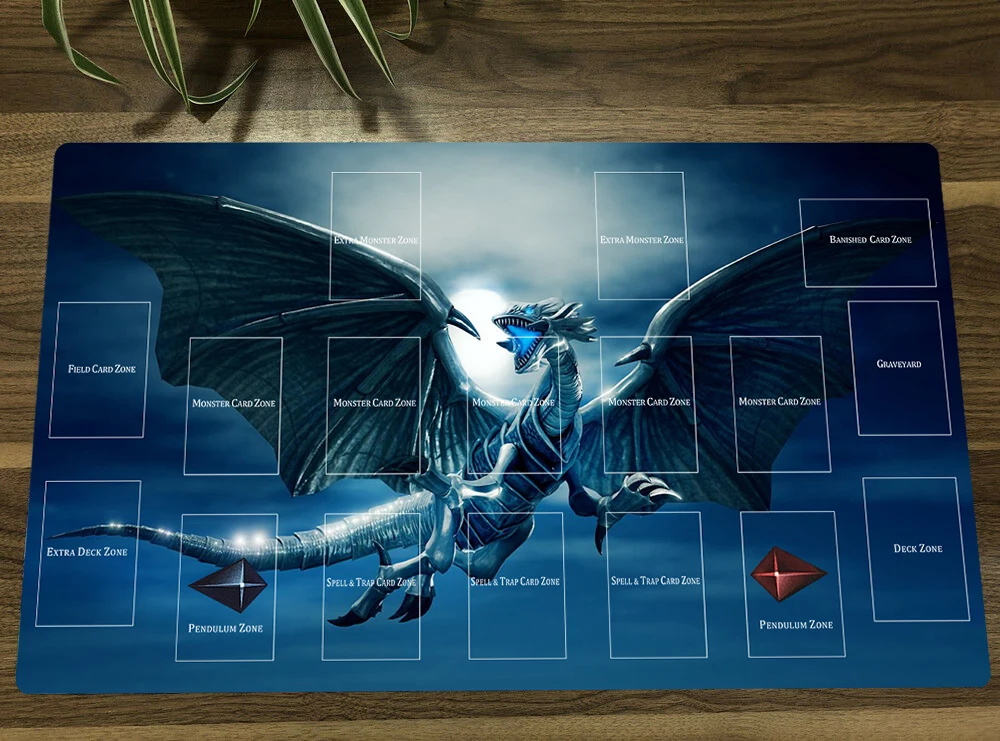 Yu-Gi-Oh! Blue-Eyes White Dragon TCG Mat Trading Card Game Mat CCG Playmat Anti-slip Rubber Mouse Pad Desk Play Mat 60x35cm
Yu-Gi-Oh! Blue-Eyes White Dragon TCG Mat Trading Card Game Mat CCG Playmat Anti-slip Rubber Mouse Pad Desk Play Mat 60x35cm