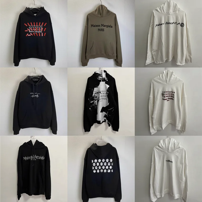 2023fw MM6 Margiela Hoodie Men Women 1:1 Best Quality Black White Hooded Casual Sweatshirts
2023fw MM6 Margiela Hoodie Men Women 1:1 Best Quality Black White Hooded Casual Sweatshirts