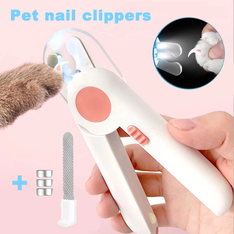 Cat Nail Clippers Scissors LED Light Pet Dogs Nail Toe Scissors Kitten Puppy Claw Nail Clipper Cats Grooming Cleaning Supplies
Cat Nail Clippers Scissors LED Light Pet Dogs Nail Toe Scissors Kitten Puppy Claw Nail Clipper Cats Grooming Cleaning Supplies